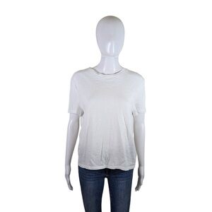Gap White Shrunken T Shirt Size M Tall